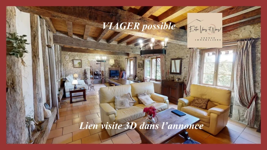 Photos 1 - Équestre - Grande maison à colombage du 17e siècle