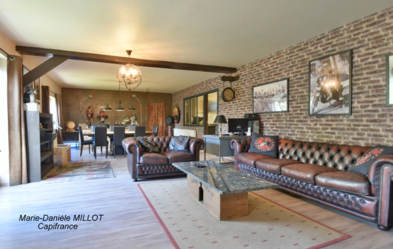 Photos 2 - Tourist - Dpt Mayenne (53), à vendre Propriété de 220 M²  avec son parc boisé et étangs à 7 minutes de  LASSAY LES CHATEAUX