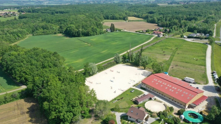 Photos 1 - Équestre - Superbe Centre Équestre à Vendre - 25 Minutes de Genève - Ba