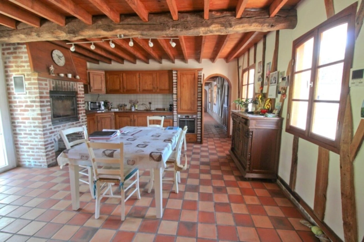 Photos 7 - Équestre - Dpt Pas de Calais (62), à vendre BEUSSENT propriété P13 de 250 m² - Terrain de 1,80 Ha