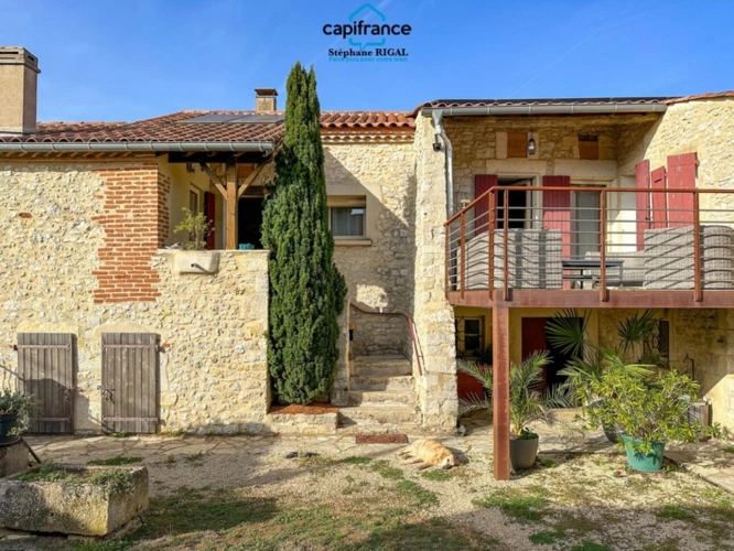 Photos 4 - Prestige - Dpt Lot et Garonne (47), à vendre MONTAYRAL propriete P7 de 125 m² - Terrain de 1 106 m²