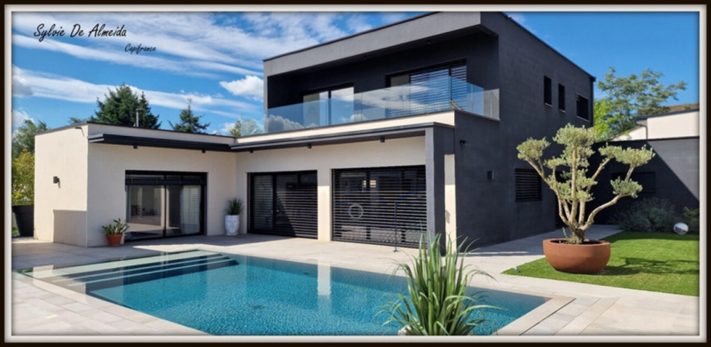 Photos 2 - Prestige - Propriété Maison Architecte Contemporaine 240m² piscine à vendre 8 pièces MACON (71)
