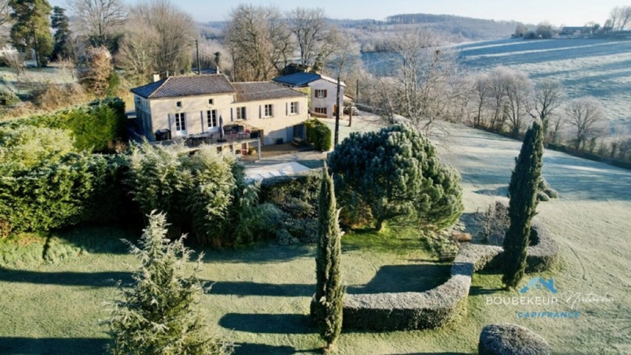 Photos 2 - Tourist - Property in Beaumontois-en-Périgord (24): renovated house 7p 190 m2, cottage m2, commercial premises