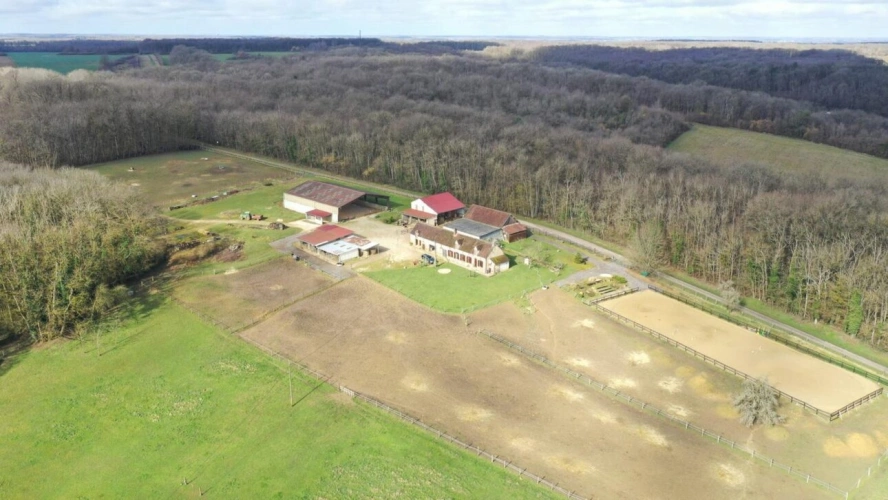 Photos 1 - Équestre - Charmante propriété équestre de 11 hectares en Bourgogne