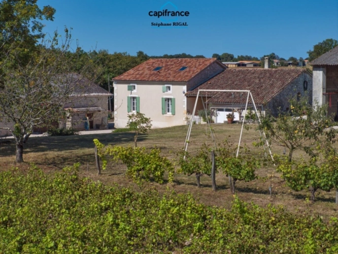 Photos 3 - Touristique - Maison à vendre 6 pièces et dépendances proche de MONFLANQUIN (47) sur 2,6ha de terrain