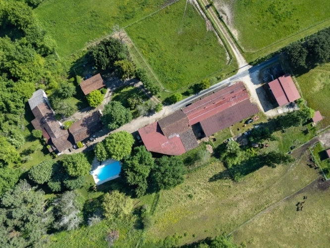 Photos 3 - Équestre - Dpt Dordogne (24), à vendre BERGERAC propriété P7 - terrain de 87000 m2