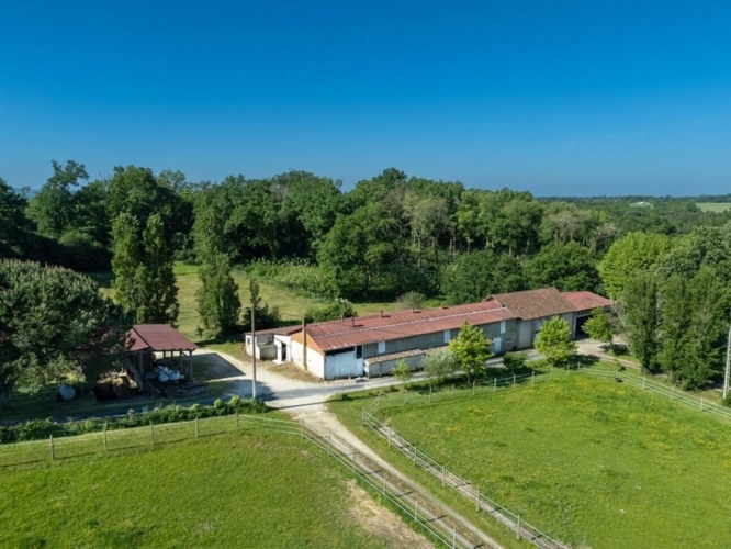Photos 40 - Équestre - Dpt Dordogne (24), à vendre BERGERAC propriété P7 - terrain de 87000 m2