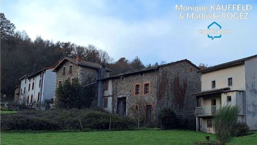 Photos 1 - Prestige - Propriete à vendre 2 pièces  Saint Gervais sous Meymont (63)  avec jardin attenant IDÉAL INVESTISSEURS!!