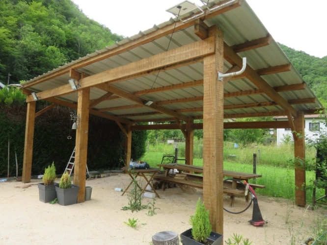 Photos 9 - Foncière - Terrain de loisir à vendre  CHALEY (01) 204 m² avec carport