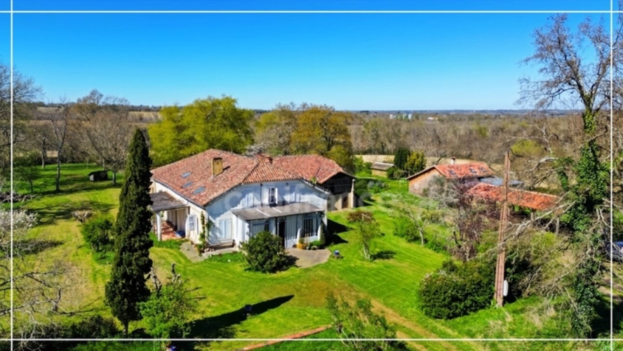Photos 1 - Prestigious - NOGARO (32) nearby, CHARMING 18th century PROPERTY, hamlet style, NO NEIGHBORS, quiet, with outbuild