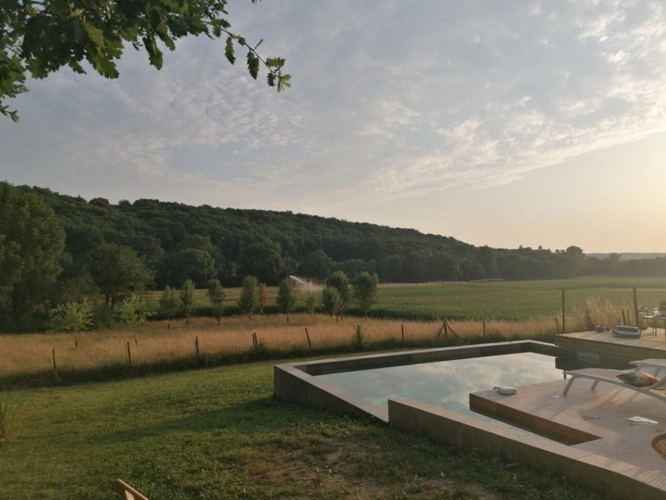 Photos 39 - Prestige - MIELAN 6 minutes: PROPRIETE de CHARME XVIIIs avec VUE, 5 chambres, garage, 1hectare, piscine, rénovation de qualité pour famille ou /et chambres d hôtes