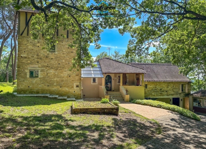 Photos 4 - Prestige - Dpt Lot et Garonne (47), à vendre FUMEL propriété en pierre P7 sur un terrain de 4ha de terrain