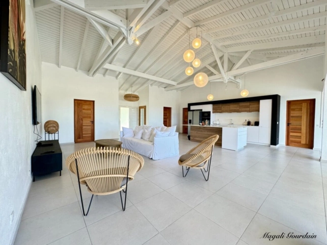 Photos 4 - Prestige - EN EXCLUSIVITE - A VENDRE - VILLA DE PRESTIGE MEUBLEE AVEC VUE MER - SAINT FRANCOIS