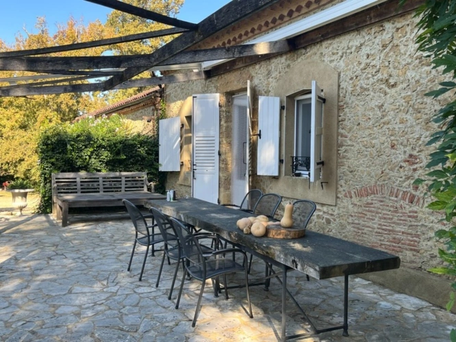Photos 45 - Prestige - Dpt Gers (32), à vendre NOGARO proche, TRES ELEGANTE PROPRIETE  RURALE  sur 4.5 hectares, MAISON de MAITRE, GITE, deux piscines neuves, parc séculaire, SANS NUISANCE