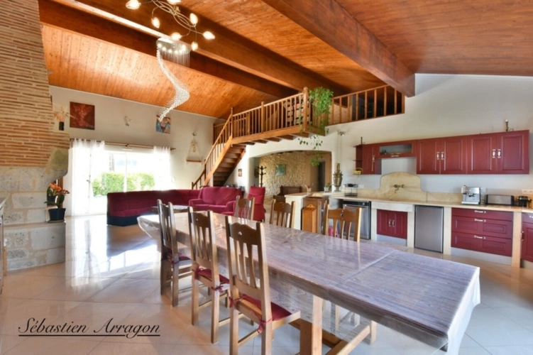 Photos 4 - Prestige - Propriete en pierre à vendre 8 pièces CANCON (47)