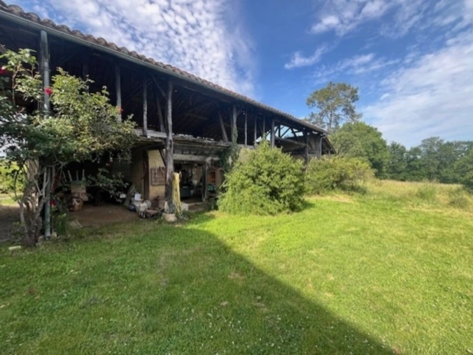 Photos 13 - Prestige - PLAISANCE DU GERS-MARCIAC, AUTHENTIQUE PROPRIETE RURALE 2 hecataressans voisin, sans vis à vis, un peu cachée et pourtant avec une jolie vue sur coteaux gascons