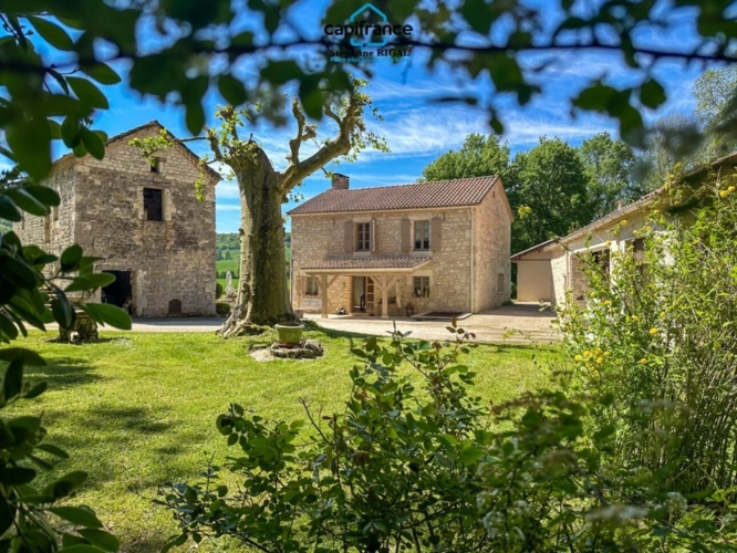 Photos 3 - Prestige - Propriete à vendre 6 pièces MONTCUQ maison de 150 m² + dépendances + moulin sur 1,65ha de terrain