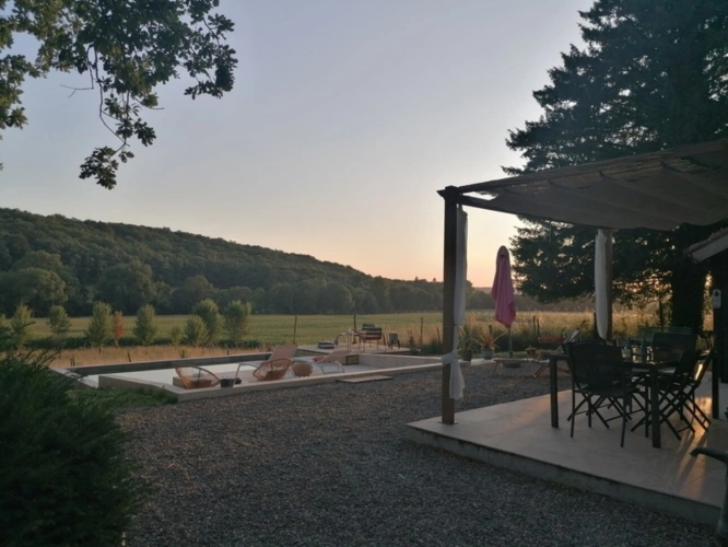 Photos 24 - Prestige - MIELAN 6 minutes: PROPRIETE de CHARME XVIIIs avec VUE, 5 chambres, garage, 1hectare, piscine, rénovation de qualité pour famille ou /et chambres d hôtes