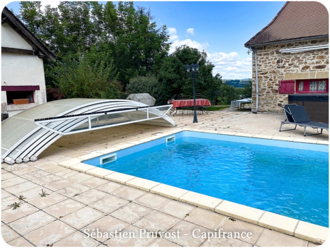 Photos 23 - Prestige - Dpt Dordogne (24), à vendre 11 pièces SARRAZAC (24) propriété P11 325M2, terrain 22200m2, dépendance, piscine