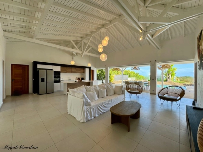 Photos 11 - Prestige - EN EXCLUSIVITE - A VENDRE - VILLA DE PRESTIGE MEUBLEE AVEC VUE MER - SAINT FRANCOIS