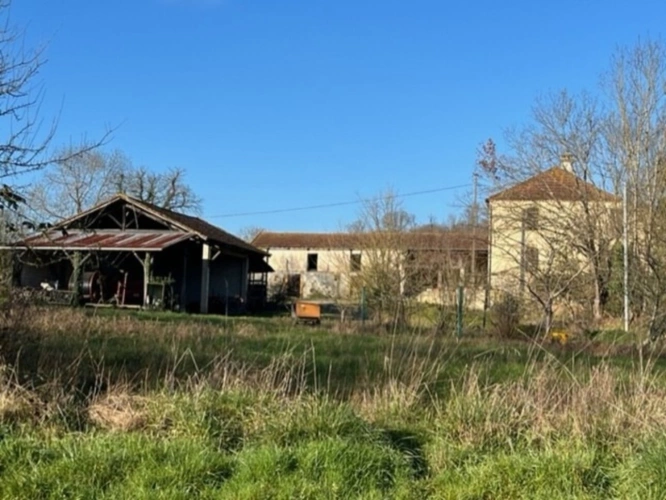 Photos 2 - Touristique - Dpt Gers (32), à vendre PLAISANCE et RISCLE proche, authentique PROPRIETE RURALE, ancienne ferme,  sur 3ha bio  AVEC geothermie, ancien chais
