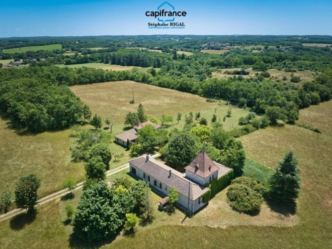 Photos 25 - Équestre - Propriete à vendre 5 pièces MAUROUX (46) Maison de 140m2 habitables, dépendance de 90m2 sur 6ha de terrain