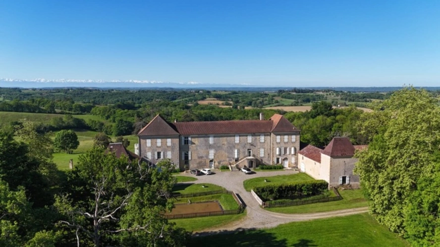 Photos 6 - Prestige - Dpt Gers (32), à vendre MARCIAC proche , Beau CHATEAU dominant sur 8ha ideal acueil public, EVENEMENTIEL, résidence séniors, communauté, habitat partagé