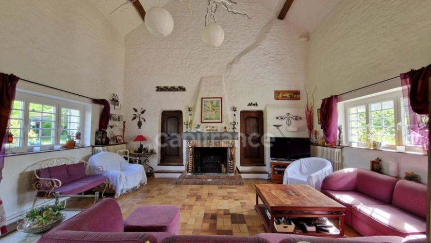 Photos 5 - Touristique - Dpt Essonne (91), à vendre proche de Méréville propriété 8 pièces avec maisonnette, jardin clos, cave et garage