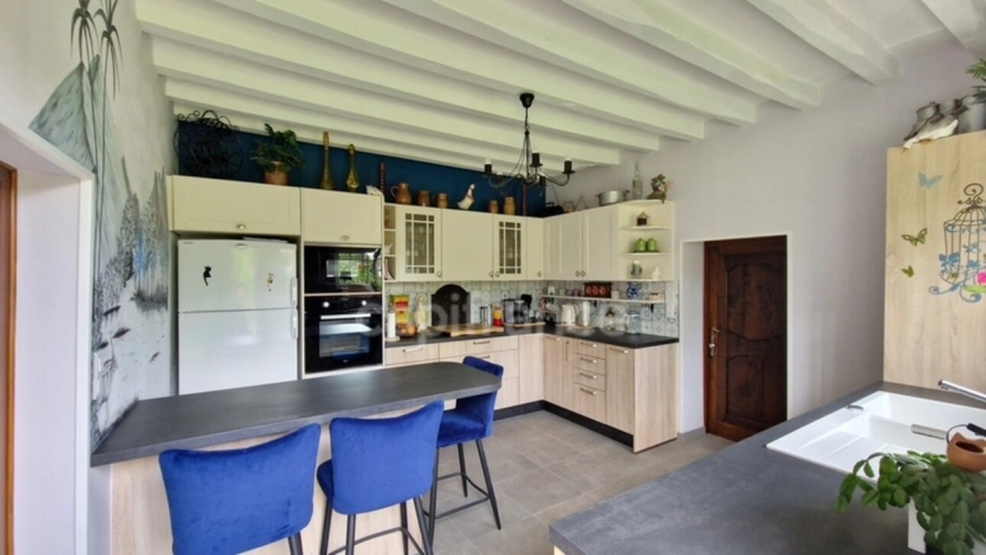 Photos 6 - Touristique - Dpt Essonne (91), à vendre proche de Méréville propriété 8 pièces avec maisonnette, jardin clos, cave et garage