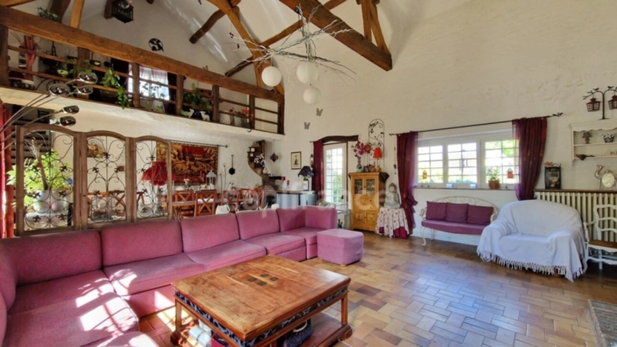 Photos 12 - Touristique - Dpt Essonne (91), à vendre proche de Méréville propriété 8 pièces avec maisonnette, jardin clos, cave et garage
