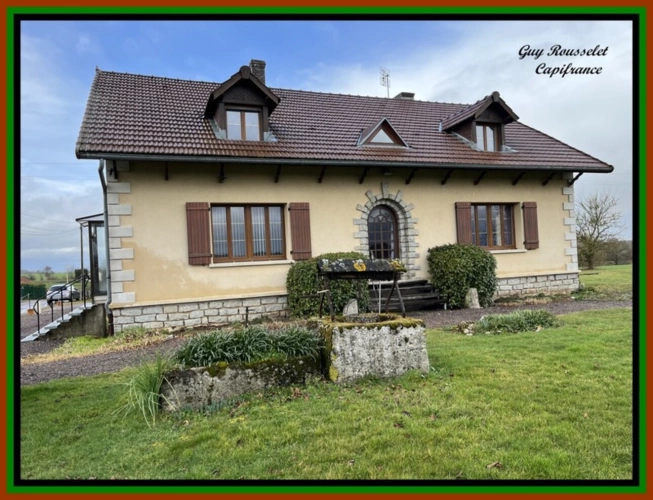 Photos 1 - Prestige - Propriété à vendre 9 pièces + Ateliers et Hangars Annexes COURCELLES LES SEMUR (21)