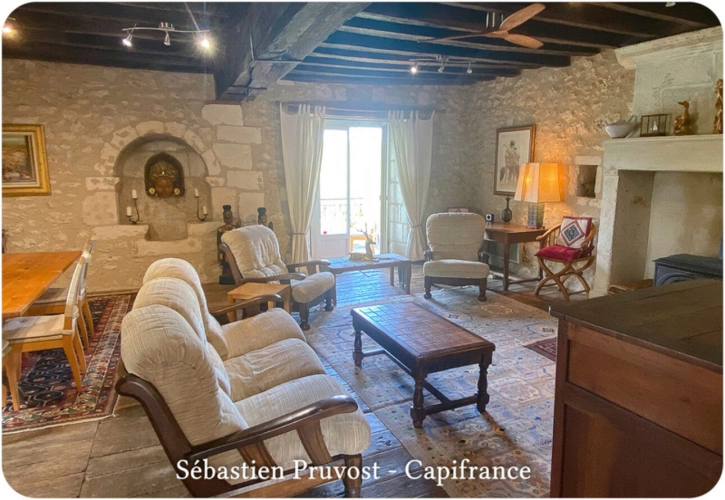 Photos 5 - Prestige - Propriete à vendre 5 pièces proche de BRANTOME (24), 180m2 hab., 4 chambres, gîte 30m2, piscine 12x6, grange, 25000m2 terrain