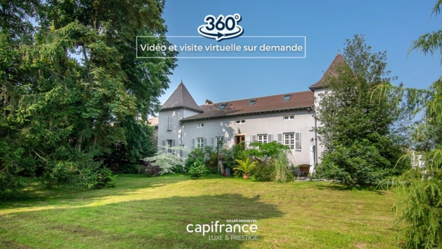 Photos 1 - Prestige - Senozan (71260) | Propriété de caractère – 12 pièces – Parc arboré de 5.436 m² ; dépendance, un lieu hors du temps