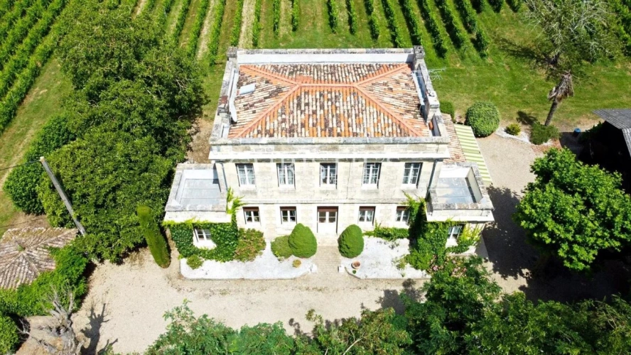 Photos 3 - Prestige - Propriété de charme composée d'une maison de maitre, d'un ancien chai, d'une seconde maison et d'un petit vignoble en fermage