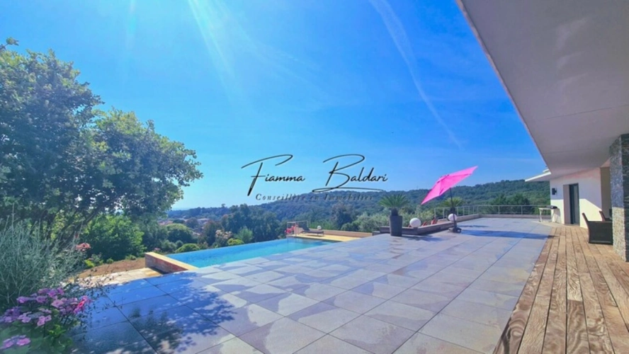 Photos 8 - Prestige - À vendre Propriété - Villa d'architecte 225m², Terrain 4 116m² à vendre, Vue mer, Folelli, Penta di Casinca, Haute-Corse (20)