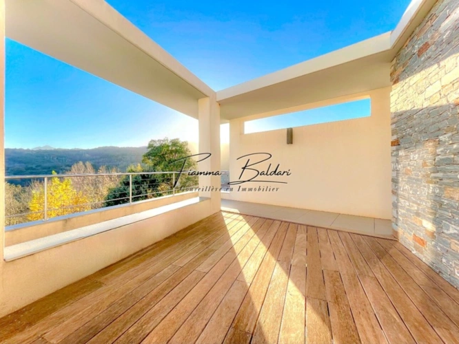 Photos 18 - Prestige - À vendre Propriété - Villa d'architecte 225m², Terrain 4 116m² à vendre, Vue mer, Folelli, Penta di Casinca, Haute-Corse (20)