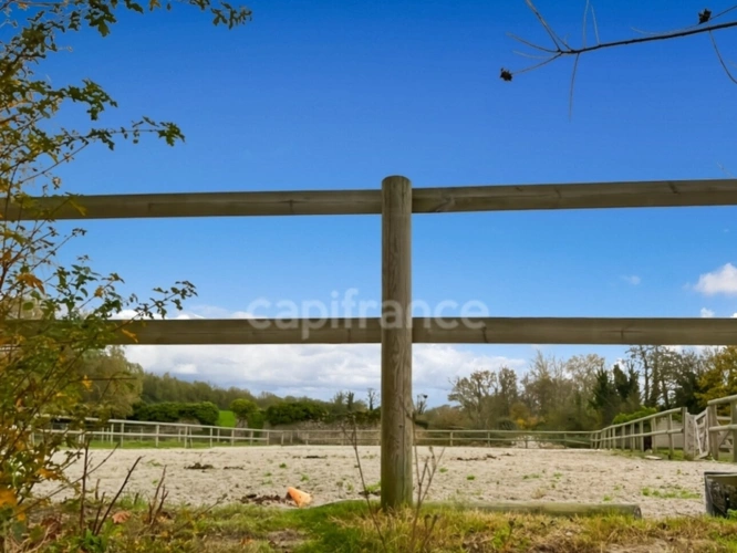 Photos 14 - Équestre - À VENDRE - HESDIN L'ABBÉ - CORPS DE FERME RÉNOVÉ - DOMAINE EQUESTRE - CAPACITÉ DE L'ENSEMBLE 468 M2 - HABITATION PRINCIPALE 8 PIÈCES - GARAGE - PISCINE 32 M2 - TERRAIN CLOS - DÉPENDANCES