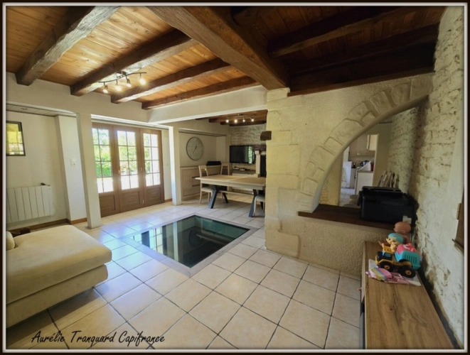 Photos 10 - Prestige - Propriété d'exception à vendre 7 pièces BRIZAMBOURG (17) avec vie de plain-pied, terrain de tennis, piscine- TERRAIN DE + 14300m² AVEC ETANG