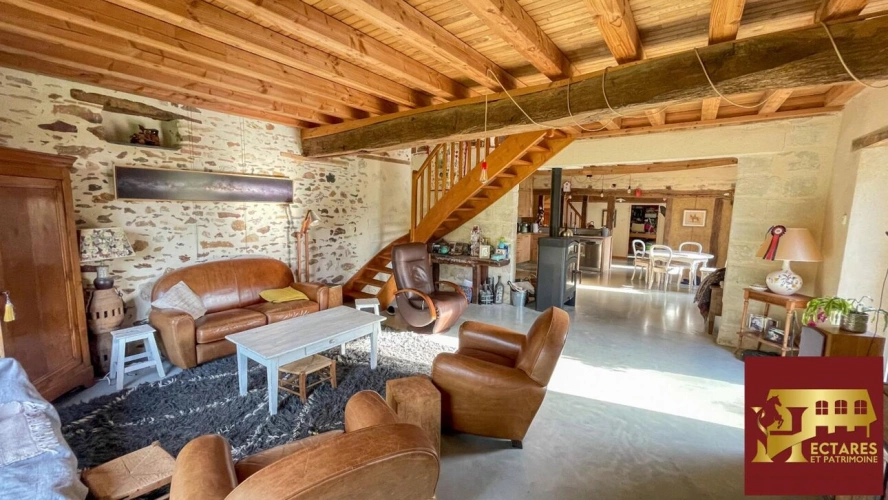 Photos 6 - Équestre - Propriété équestre 11 hectares (16 possibles), maison de 229 m²