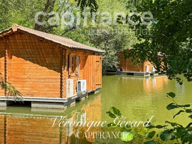 Photos 3 - Forestière - Propriété Naturel de Loisirs avec Maison d'habitation ,Chalets et Lac sur plus de 7 hectares entièrement clos