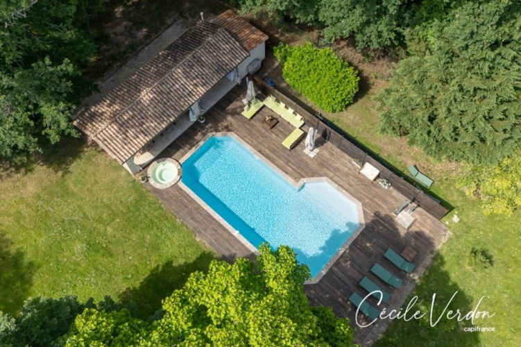 Photos 4 - Prestige - Propriété à vendre 10 pièces, 284 m2 BELEYMAS (24) 15 min de Bergerac – Propriété de charme du XIXe siècle avec dépendances, piscine et potentiel d’accueil sur 8 500 m²
