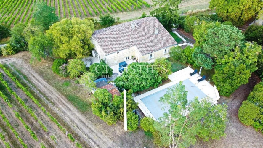 Photos 1 - Prestige - Bordeaux 35 min - Entre-Deux-Mers - Superbe demeure en pierre, - 1,2 ha - piscine