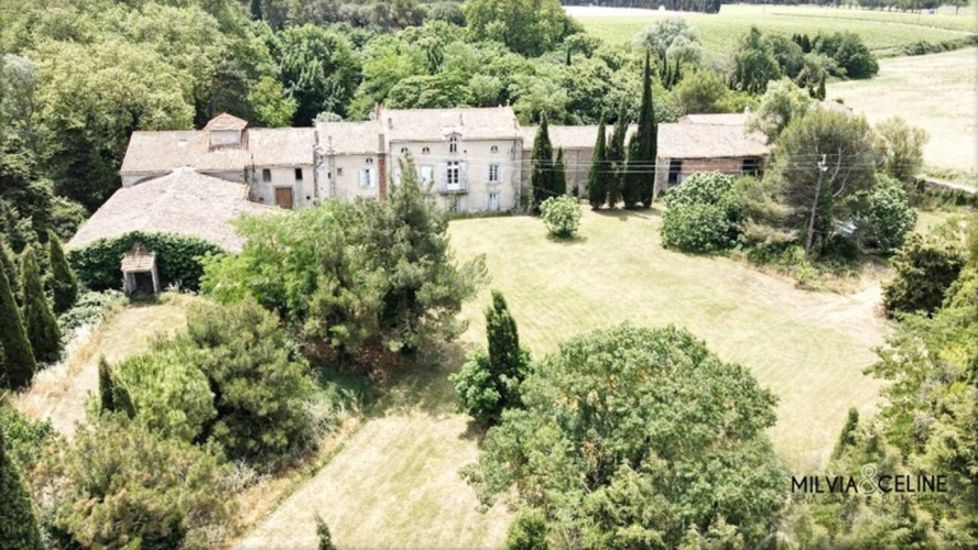 Photos 3 - Touristique - Propriete à vendre 32 pièces proche de CARCASSONNE (11) 2 habitations 522m2+ parc 2,82 hectares + dépendances
