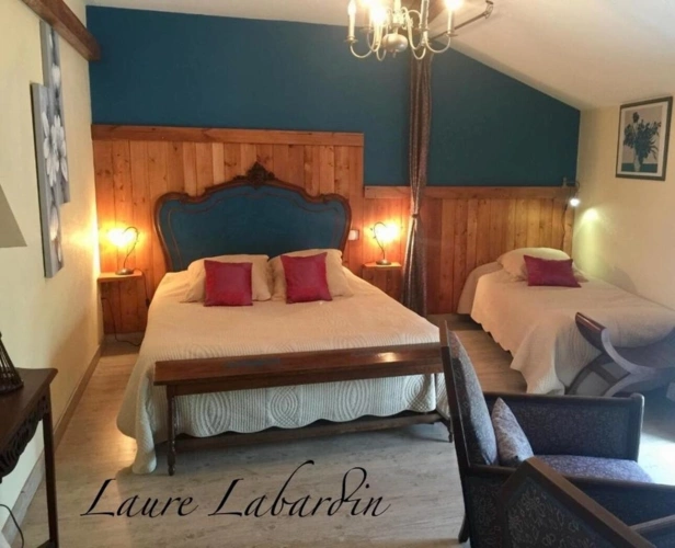 Photos 2 - Touristique - Domaine à vendre, une maison, des chambres d'hôtes et 2 appartements sur plus d'un hectare à SAINTE BAZEILLE (47)