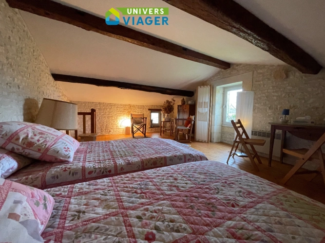 Photos 10 - Prestige - Ferme du 19°siècle avec grande salle de reception et ses dépendances en viager libre ou achat classique