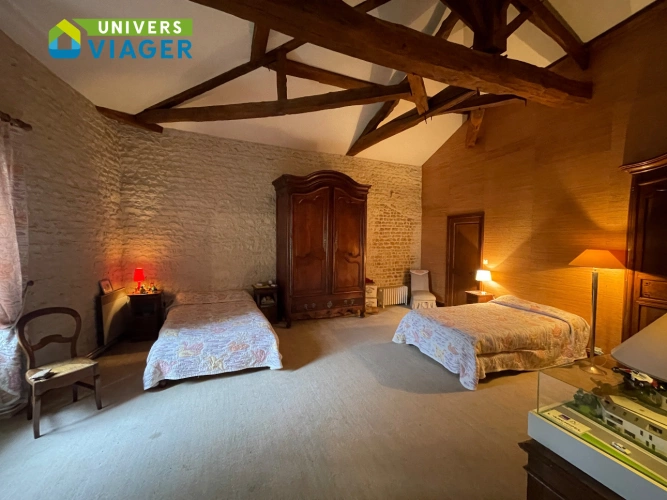 Photos 13 - Prestige - Ferme du 19°siècle avec grande salle de reception et ses dépendances en viager libre ou achat classique