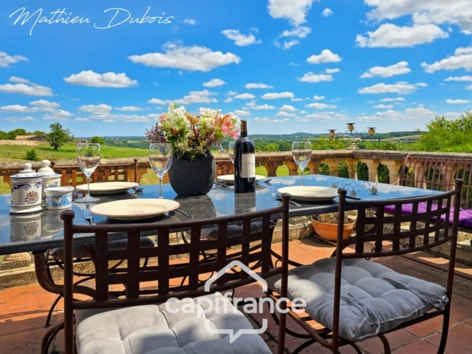 Photos 11 - Prestige - Manoir avec vue dominante au cœur du Périgord Pourpre