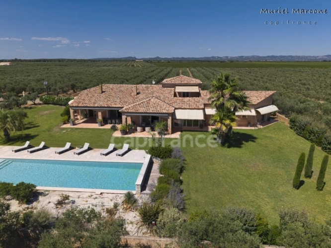 Photos 1 - Agricultural - Exceptional property of 290 m2 in the heart of the Vallée des Baux-de-Provence – 25 hectare olive-gr