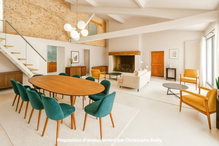 Photos 2 - Équestre - Montastruc-la-Conseillère (31380). Maison de maître XVIIIe au cœur d’un parc de 1,5 ha, volumes contemporains, dépendances