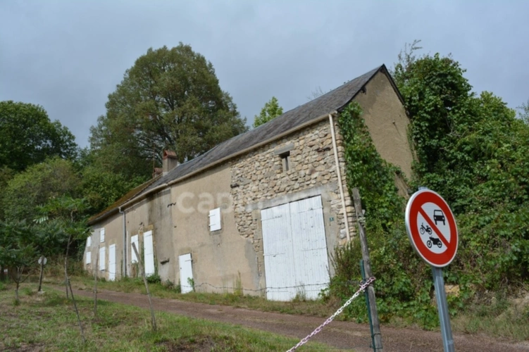 Photos 1 - Touristique - Propriete à vendre 3 pièces + grange  sur terrain contructible de 8267 m2  en partie boisé  à CRUX LA VILLE (58330)